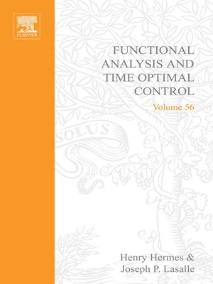 cover image of Functional Analysis and Time Optimal Control